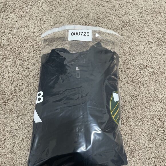 adidas Portland Timbers Jacket Large Black Claudio Bravo Player Worn Full Zip - Picture 12 of 12
